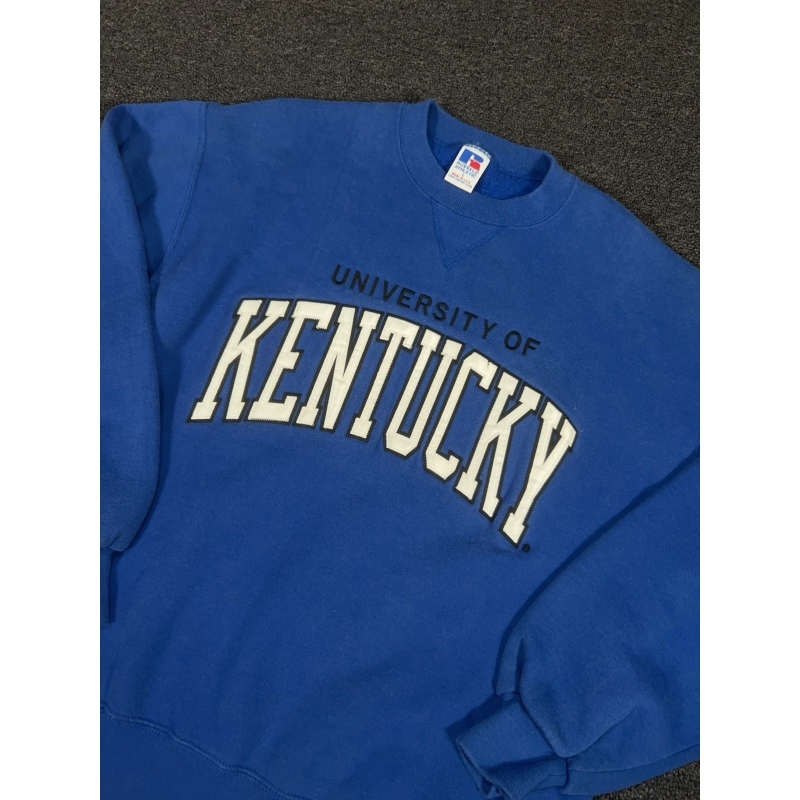 Vintage Kentucky Wildcats Sweatshirt Mens Large Crewneck Usa Made Embroidered